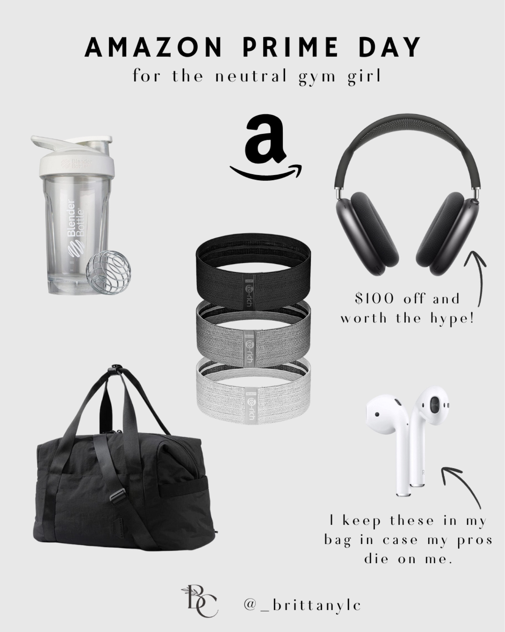 Amazon Prime Day | My gym bag edition. 

#LTKcurves #LTKFitness #LTKxPrimeDay