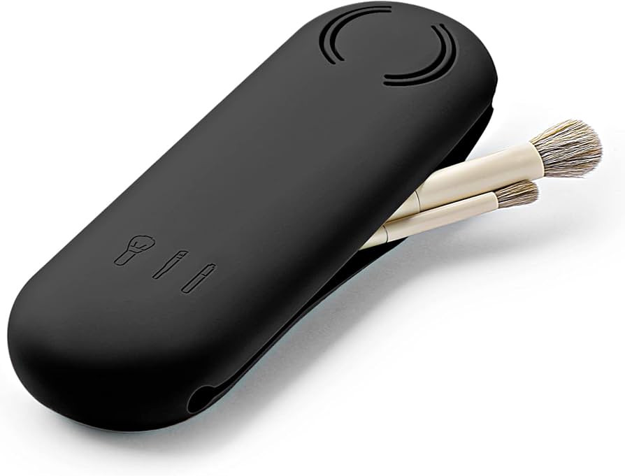 Makeup Brush Holder, Travel Essentials Makeup Brush Organizer, Silicone Cosmetic Make up Bag Make... | Amazon (US)