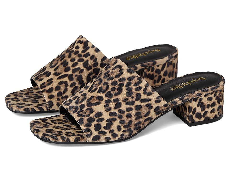 Seychelles Pepper Suede Mule Women's Dress Sandals Leopard : 8.5 M, Leather | Zappos