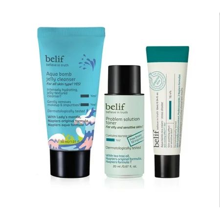 Belif Aqua Bomb and Cica Cream Soothing Mini Set | Walmart (US)