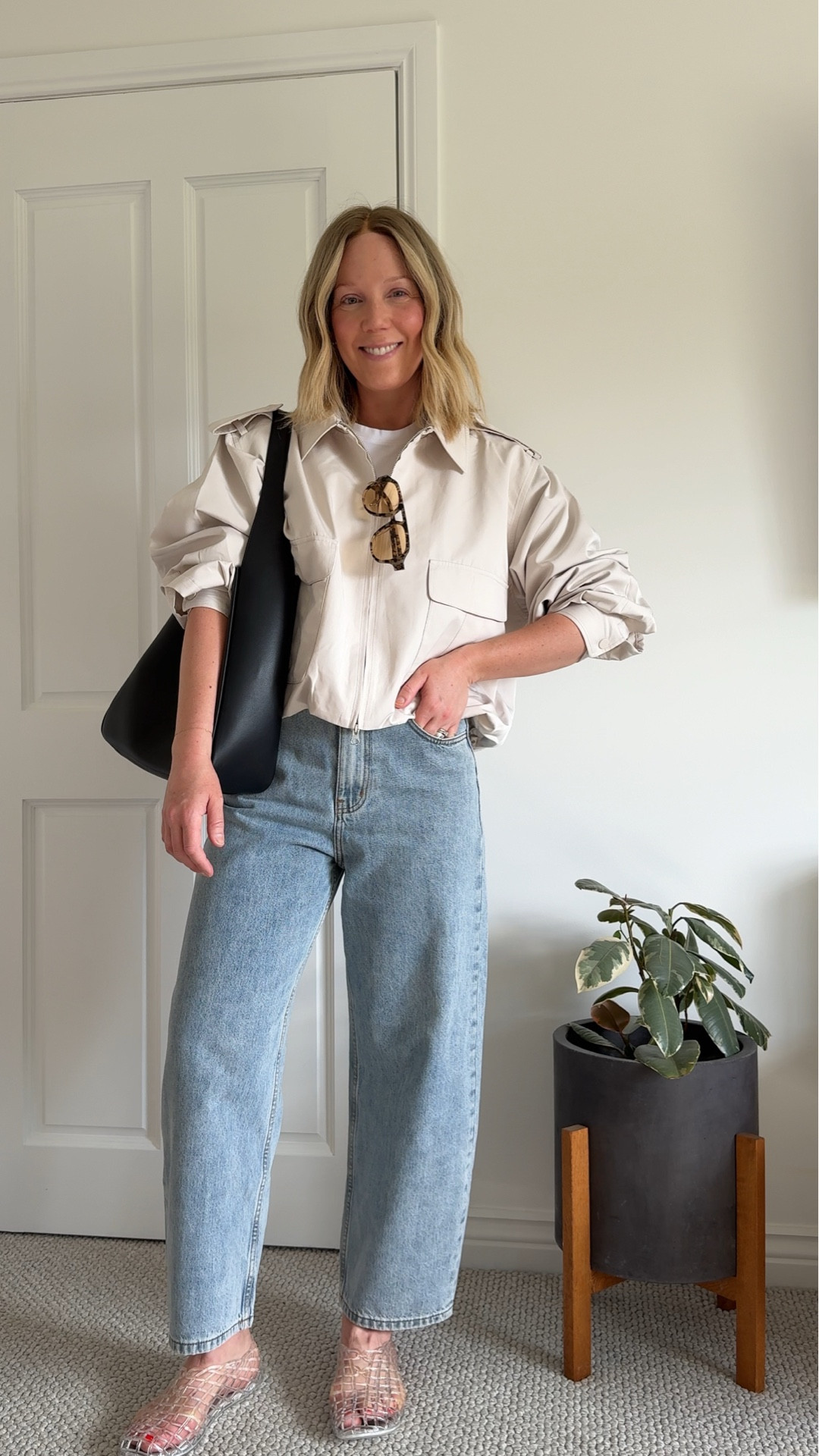 Love this easy spring outfit for a day of errands. This Sportscraft bomber is the perfect light weight jacket for spring - I sized up to a 14 for a more boxy fit. 

Jeans are Feather + Noise Lola’s but I have linked similar styles x 

#LTKspring #LTKaustralia