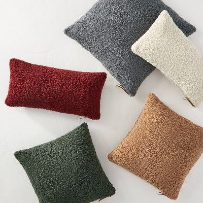 Boucle Throw Pillow with Exposed Zipper – Threshold™ designed with Studio McGee | Target