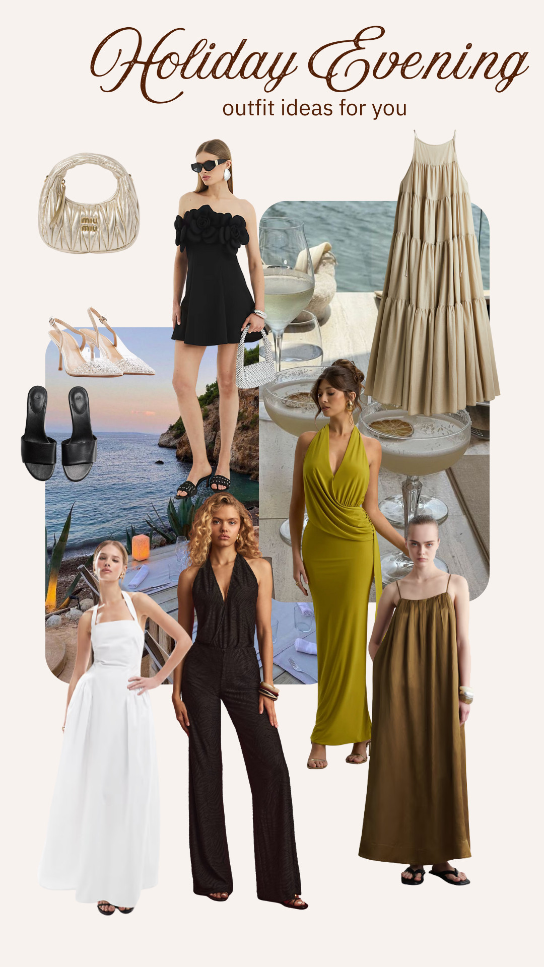 Date, summer dresses, jumpsuit, Miu Miu bag, sandals, H&M, Club L London, occasion wear, COS 

 #LTKuk #LTKsummer #LTKtravel