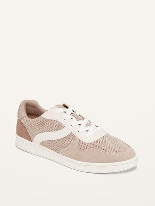 Soft-Brushed Faux-Suede Sneakers For Women | Old Navy (US)