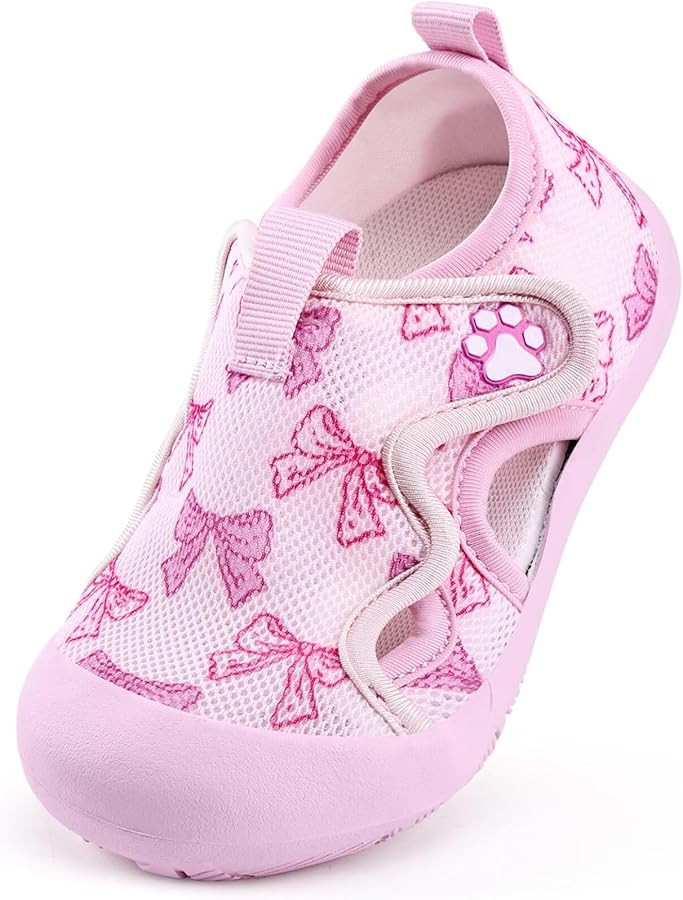 WateLves Toddler Wide Barefoot Water Shoes Kids Quick Dry Beach Shoes Girls Boys Non-Slip Aqua At... | Amazon (US)