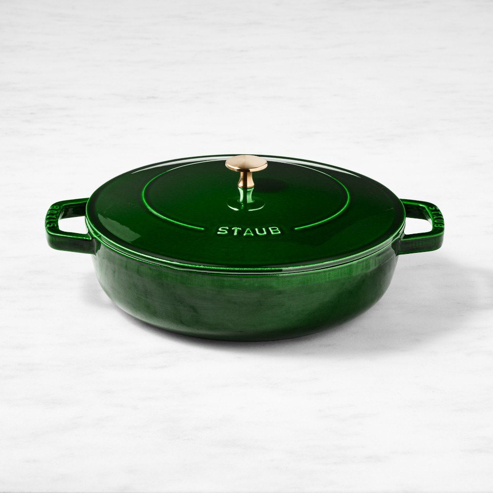 Staub x Smitten Kitchen Enameled Cast Iron Braiser 4-Qt | Williams-Sonoma