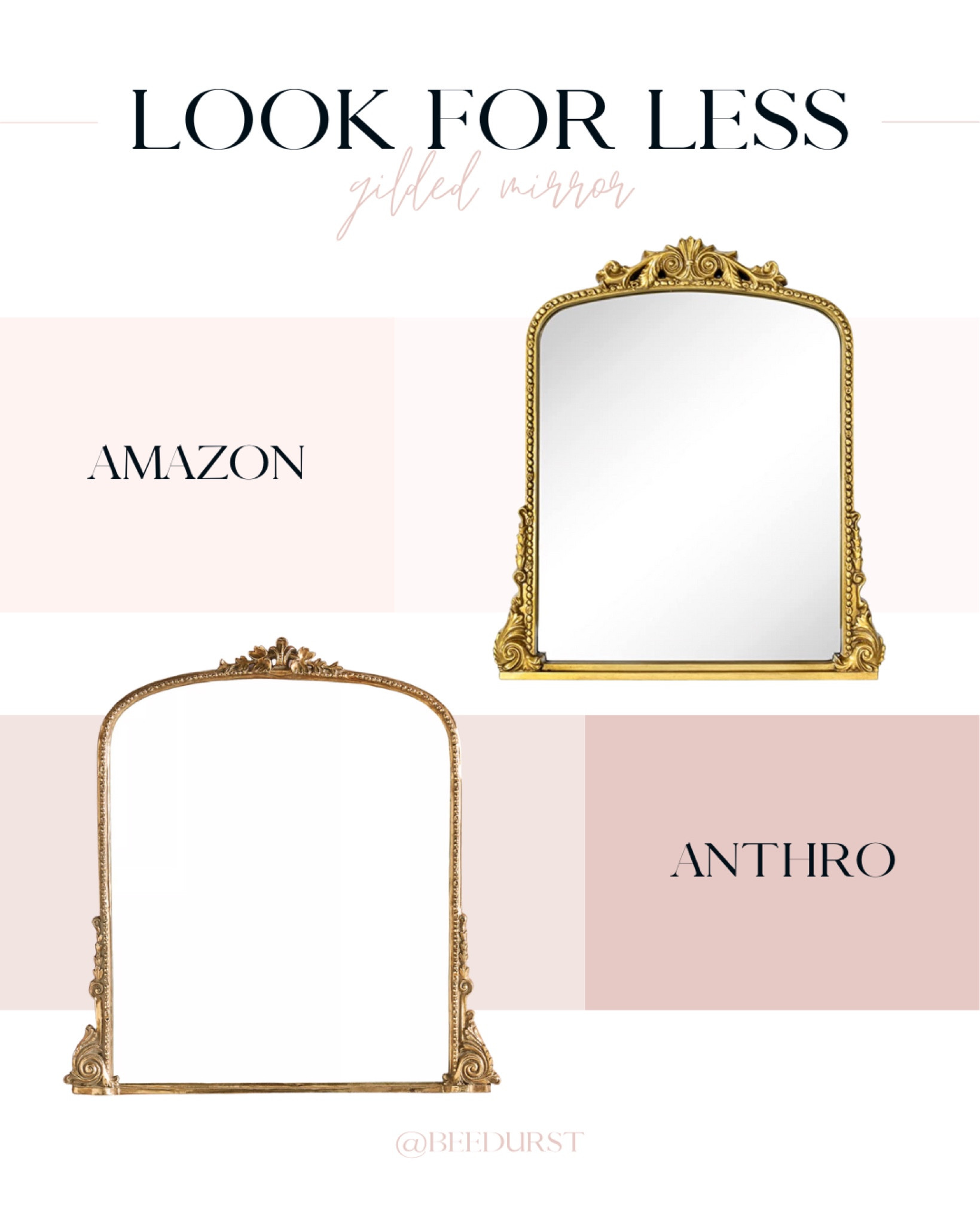 Gilded gold mirror look for less, Anthropologie mirror dupe, Anthropologie mirror lookalike, gilded mirror, gold mirror, vintage gold mirror, Primrose mirror dupe, Primrose mirror lookalike 

#LTKhome #LTKstyletip #LTKsalealert