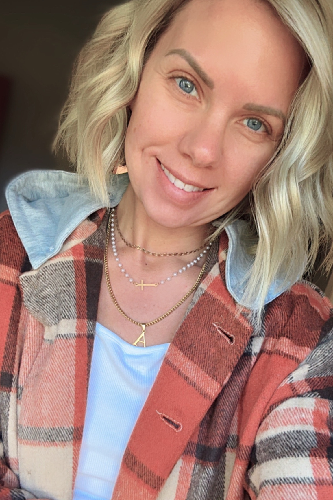 Outfit details
Shacket Size Small
Jeans Size 4

Initial Necklace Code: 40Amanda to take 40% off 

#LTKAmazon #LTKTarget #momfashion #walmartfinds #beautyonabudget #fashiononabudget #Jewlery #victoriaemerson

#LTKSeasonal #LTKxPrimeDay #LTKGiftGuide