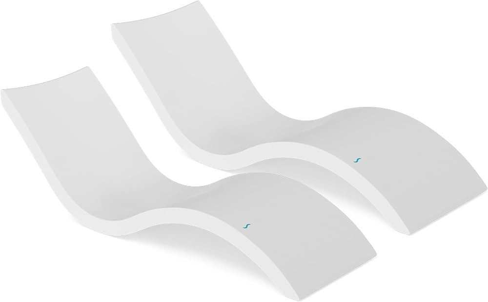 Ledge Lounger - Signature Chaise - Inside Pool & Sun Shelf Lounge Chair - Designed for Shallow Sh... | Amazon (US)