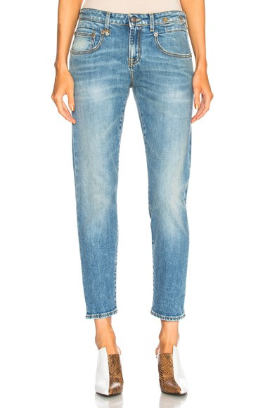 R13 Boy Skinny in Denim Medium | FWRD 