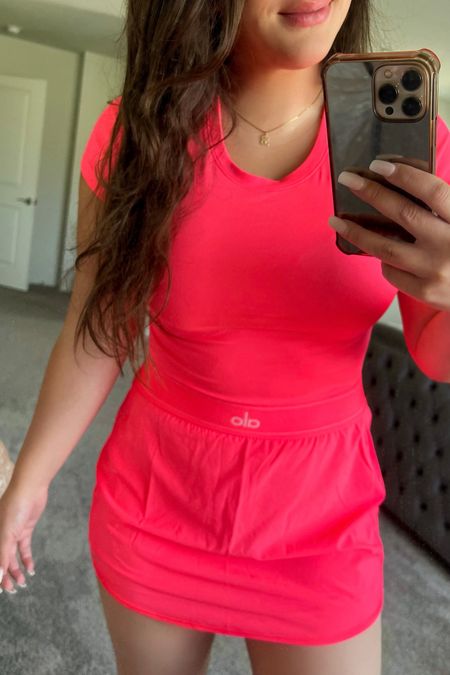 I just recently started playing tennis so I got this cute 2 piece set that obviously can also pass as a dress if the shirt is tucked in and they are so comfortable!!!! So stretchy too! And there’s a bunch of colors! And you can we’re these to run errands too! Not just to play tennis! They’re so cute I love them!!! #tennisskirt #athleisure #fitness #tennisdress #workoutclothes 

#LTKstyletip #LTKunder100 #LTKfit