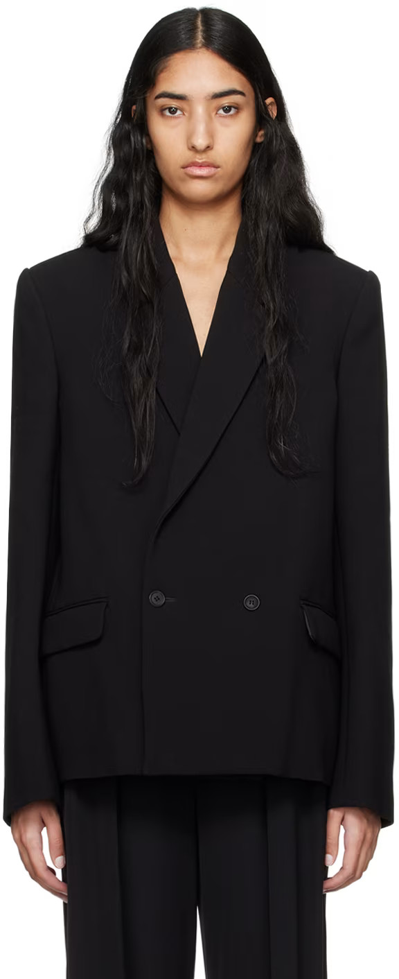 Black Hailey Bieber Edition Tailored Blazer | SSENSE