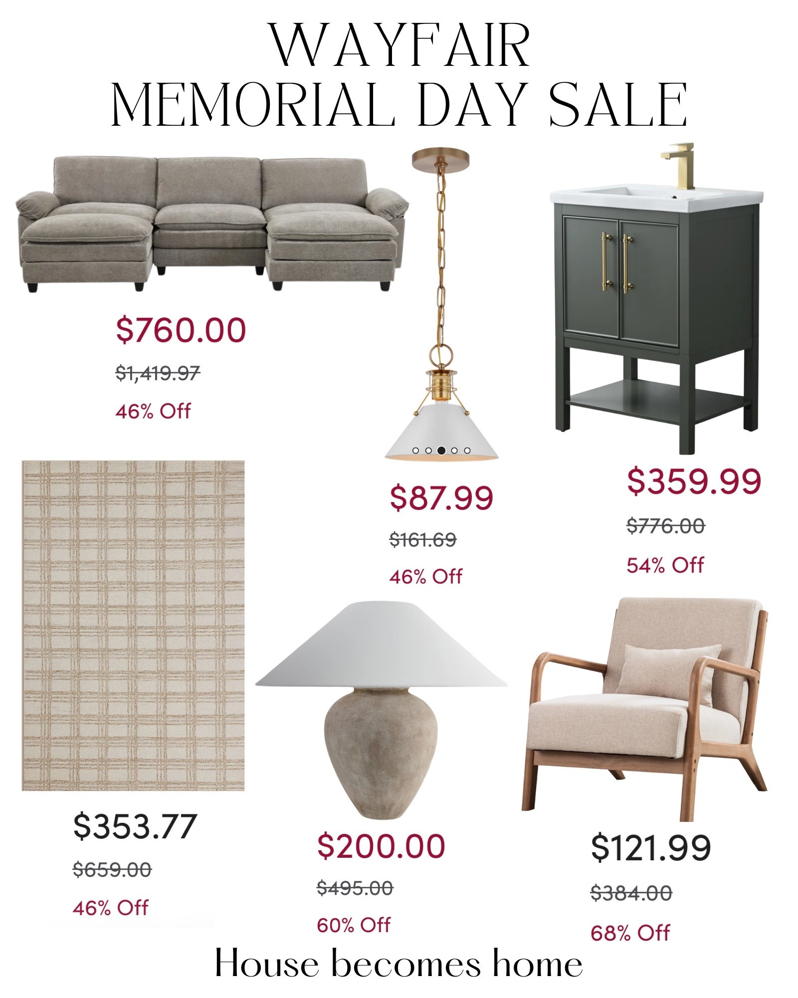 Wayfair Memorial Day sale!

#LTKSaleAlert #LTKHome #LTKSeasonal