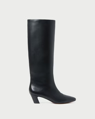 Marley Black Leather Tall Boot | Loeffler Randall