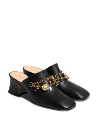 Chloé Women's Charms Mules  | Bloomingdale's Shoes | Bloomingdale's (US)