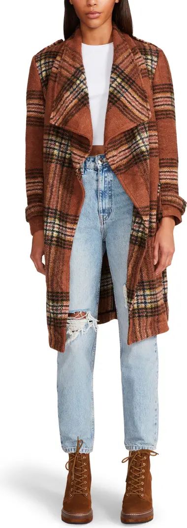 Plaid Knit Coat | Nordstrom