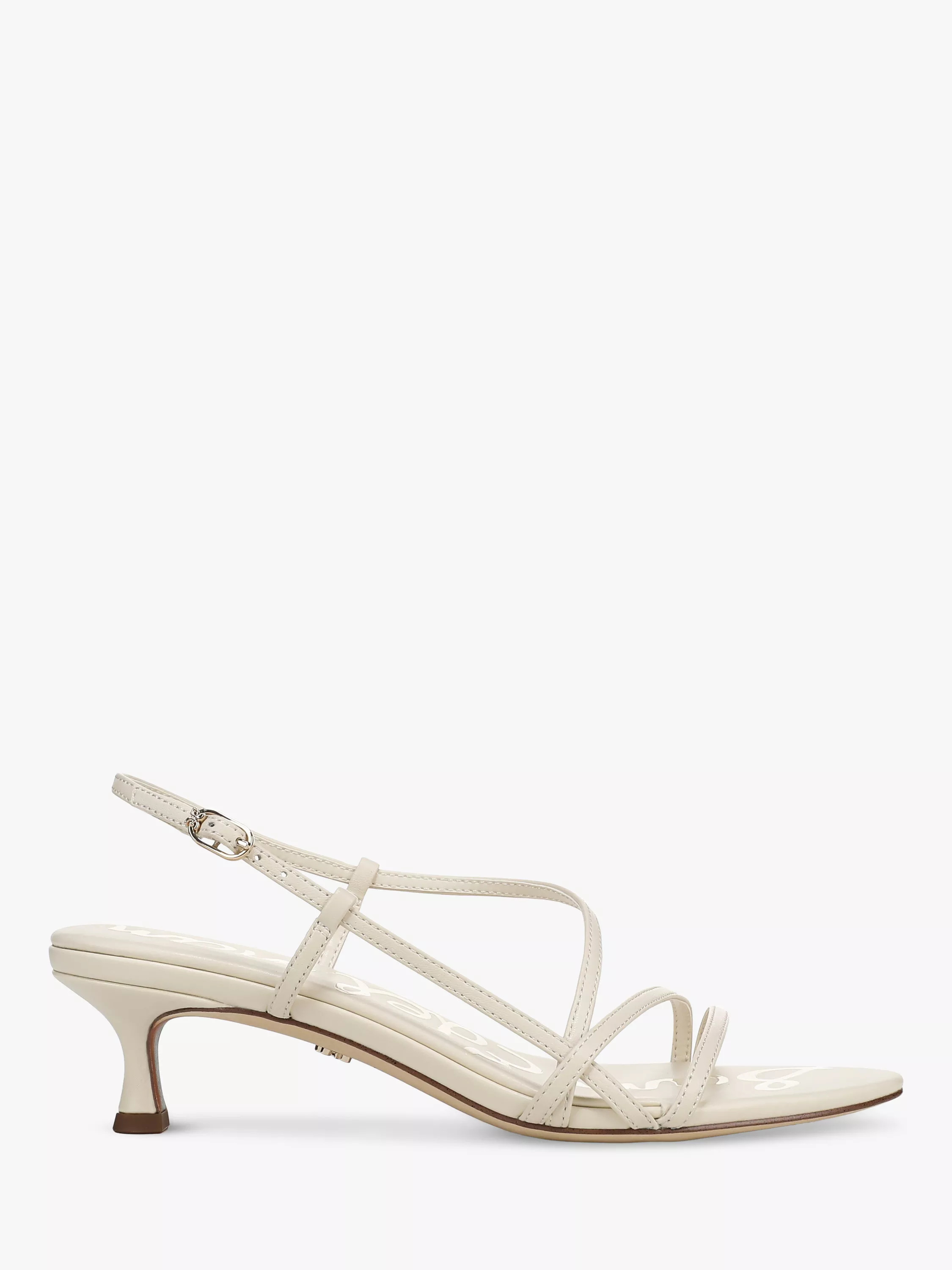 Sam Edelman Cora Leather Kitten Heel Court Shoes | John Lewis (UK)