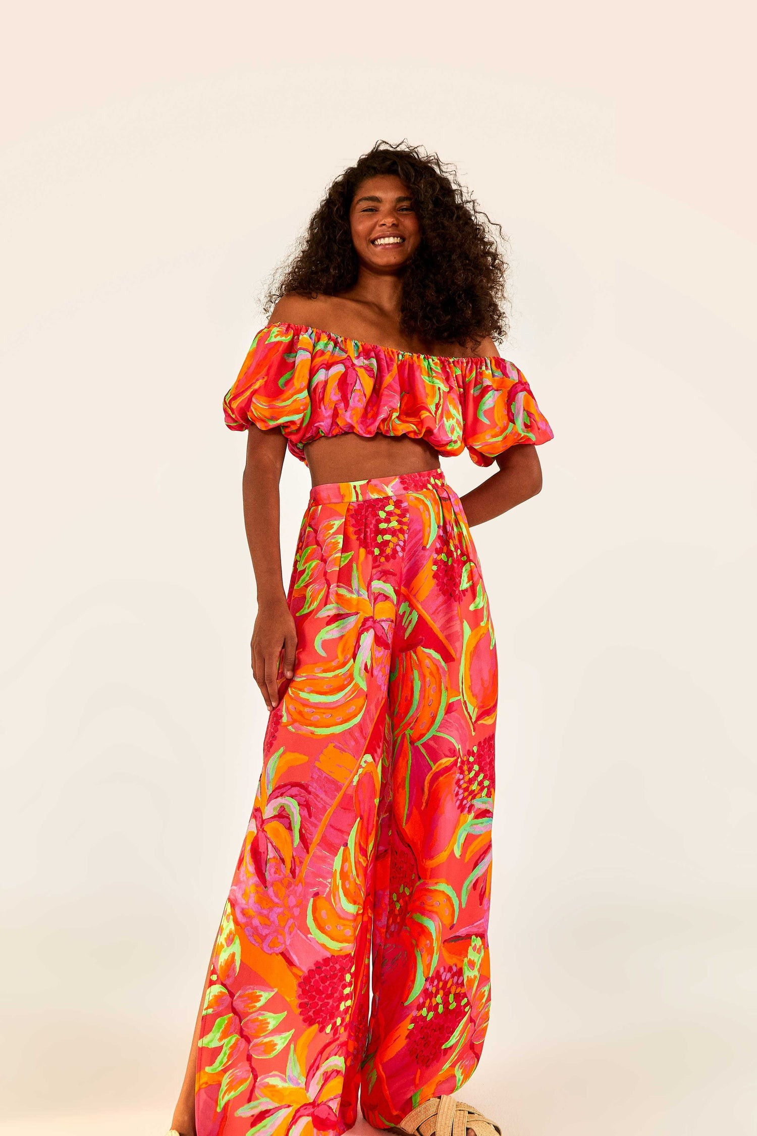 Fruit Brush Pants | FarmRio (US)