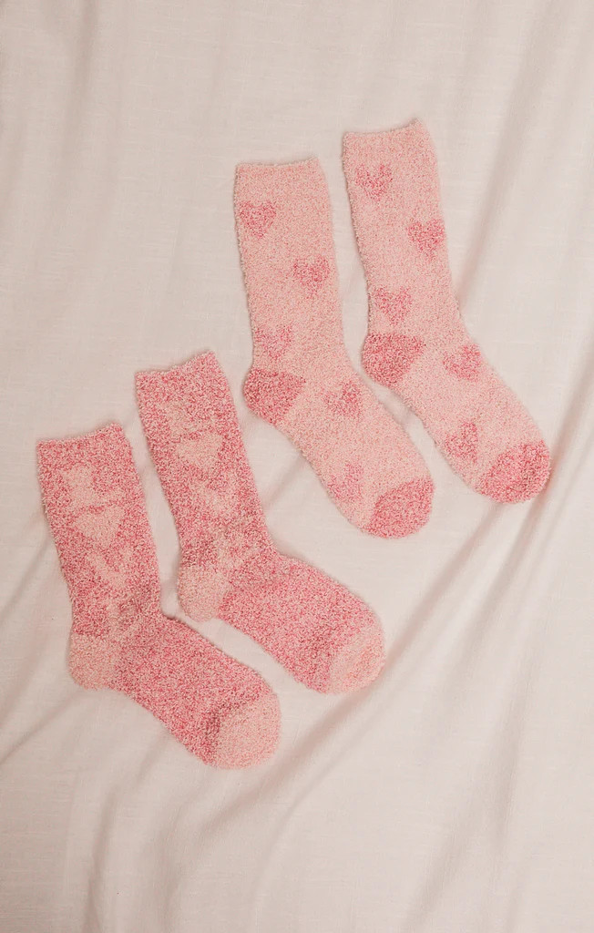 Plush Heart Socks (2-Pack) | Z Supply