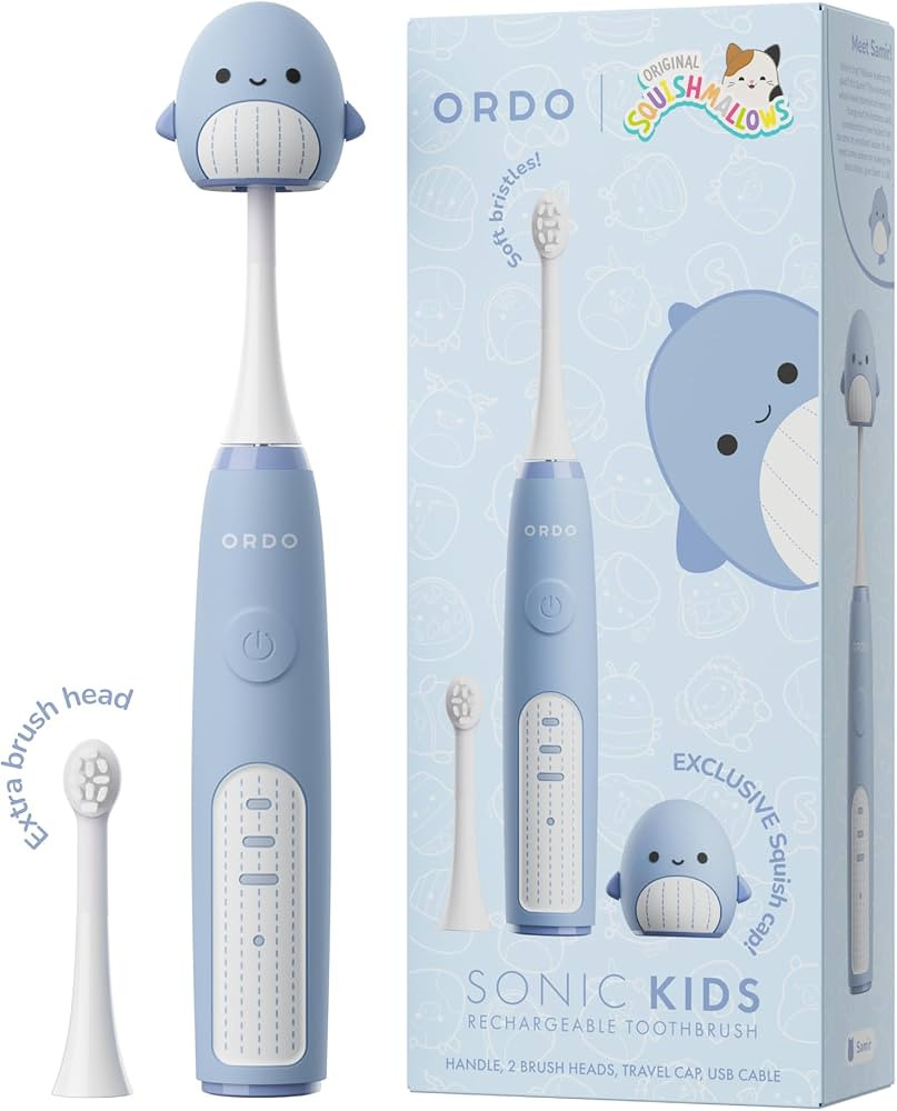 ORDO Sonic Squishmallows Kids Electric Toothbrush \u2013 Rechargeable, 3 Brushing Modes, 2-Min Ti... | Amazon (UK)