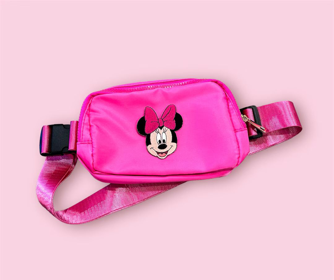 Minnie Fanny Pack Belt Bag Gifts for Girls - Etsy | Etsy (US)