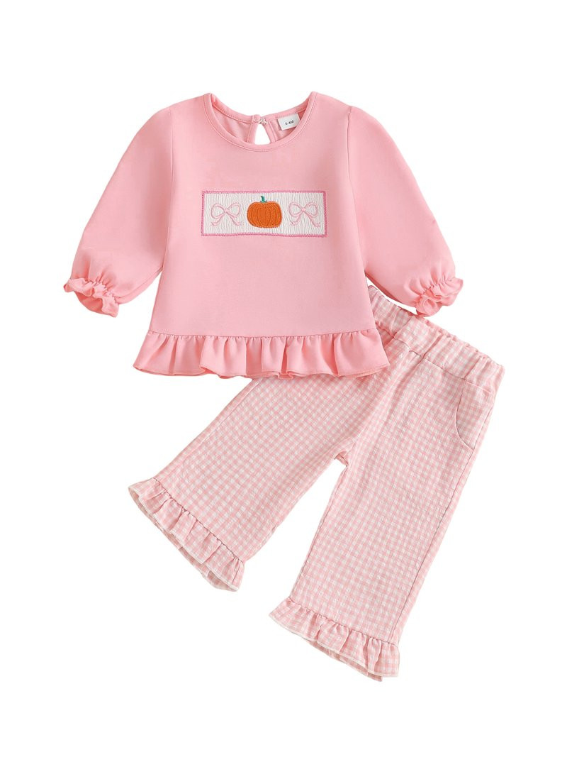 PaerPade Baby Toddler Girl Halloween Outfits 6 12 18 24 Months 2T 3T 4T Long Puff Sleeve Ruffle H... | Walmart (US)
