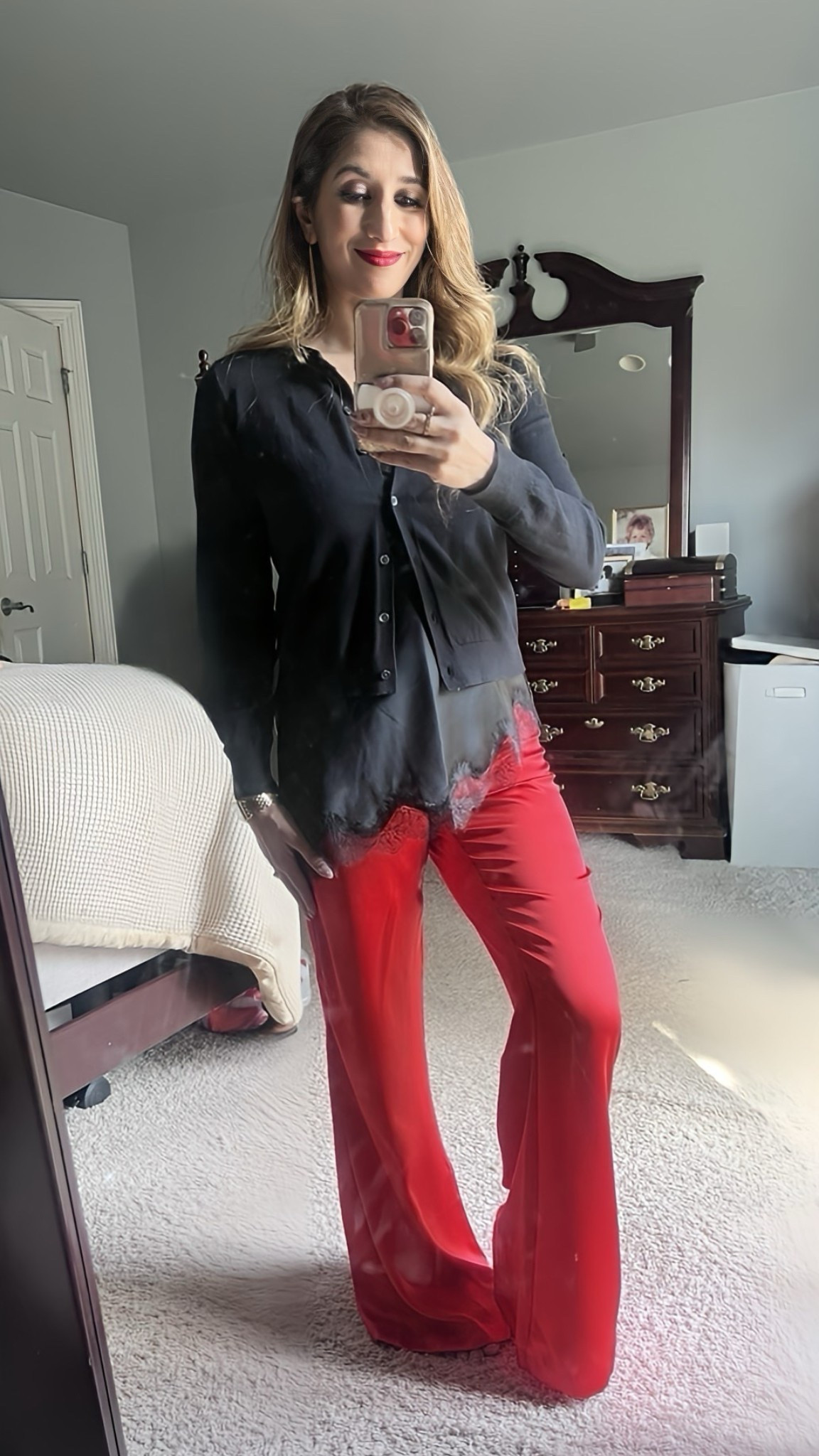 Red satin and lace too

#LTKSeasonal #LTKOver40 #LTKWorkwear