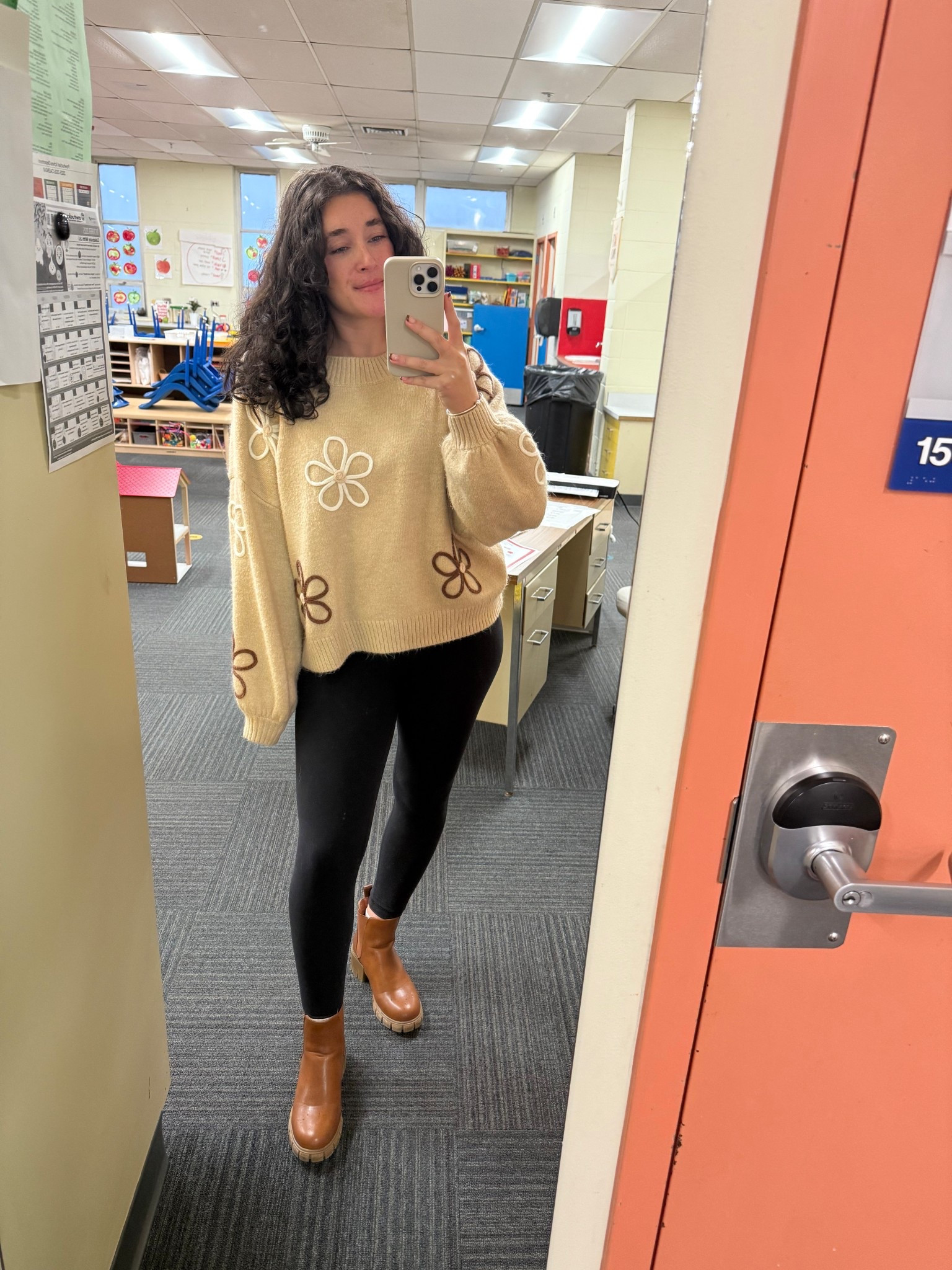 Some leggings, cute comfy boots and an oversized sweater is my go to for chilly days while teaching! 

#LTKFindsUnder50 #LTKStyleTip #LTKSaleAlert