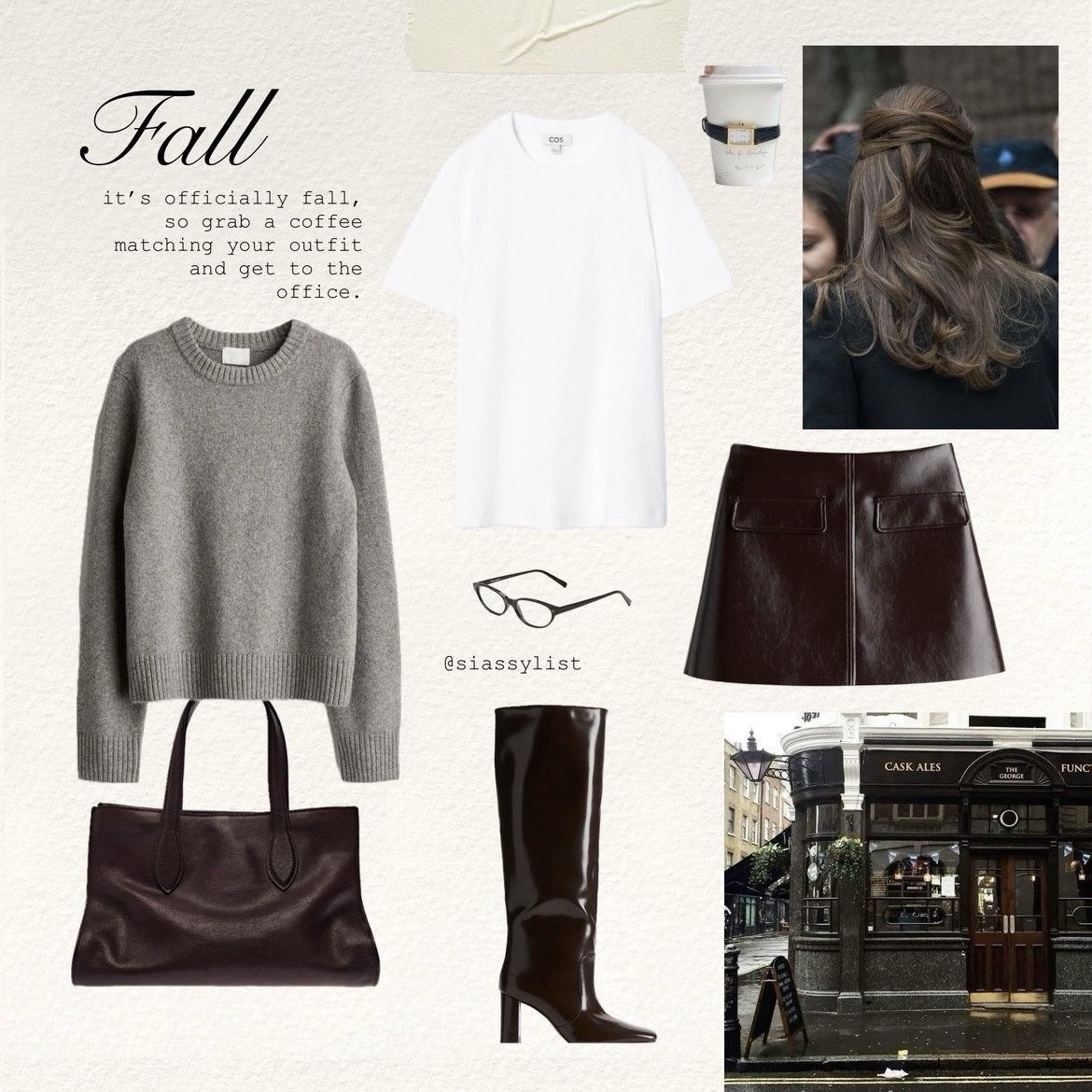 Fall chic office workwear - grey and burgundy/ chocolate brown aesthetic☕️🩶🍇 autumn outfits

#LTKCyberWeek #LTKStyleTip #LTKWorkwear