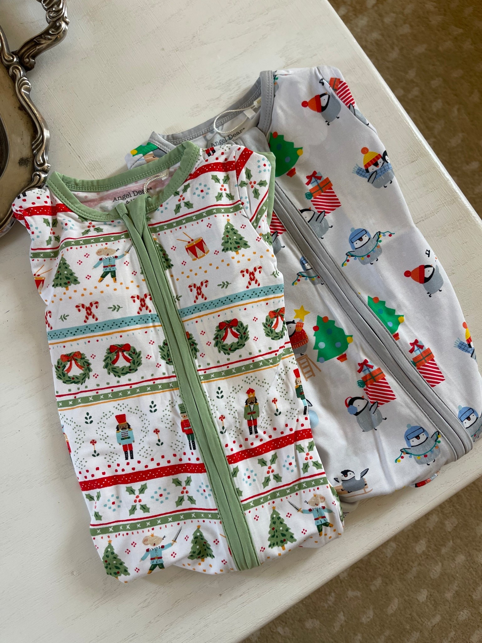 The cutest Christmas pjs for baby boy!🎄❣️