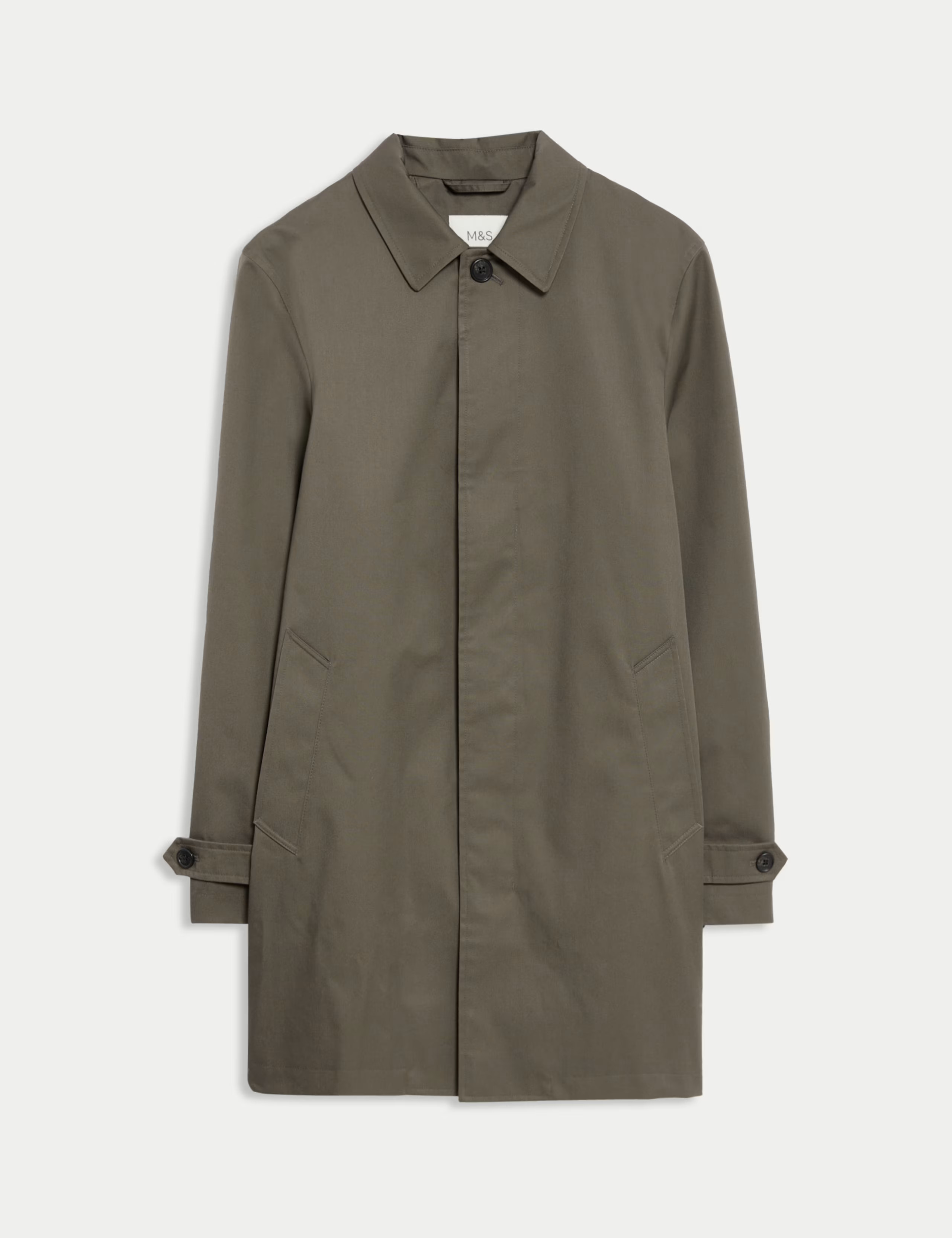 Cotton Blend Car Coat Mac | Marks & Spencer (UK)