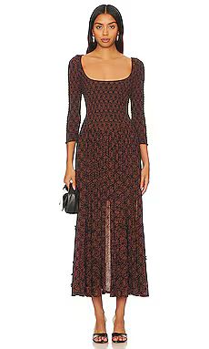 Free People Its Fate Midi in Brown Combo from Revolve.com | Revolve Clothing (Global)