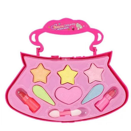 Kids Makeup Kit for Girls Non-Toxic Cosmetic Toy Princess Face Makeup Beauty Box Set | Walmart (US)