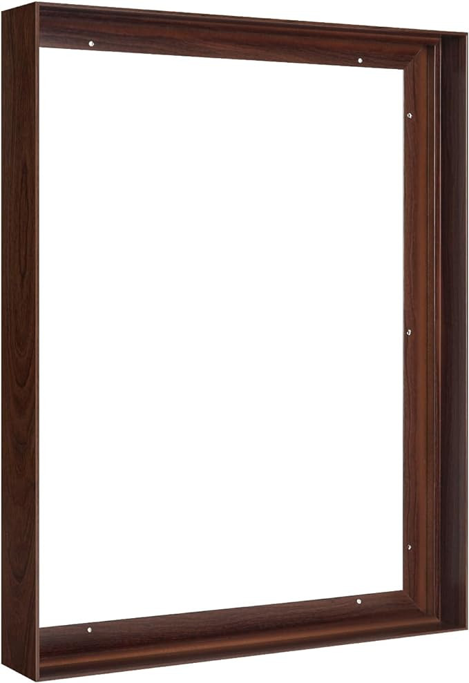 24x48 Canvas Frame for Vintage Paintings,1.5" Deep,Walnut Woodgrain | Amazon (US)