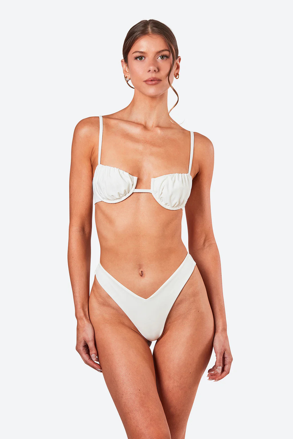 THE KELLY TOP - IVORY | Dolce Leone Swim