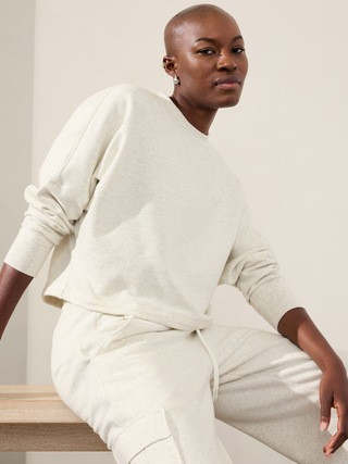 Easy Fleece Dolman Crop Sweatshirt | Athleta
