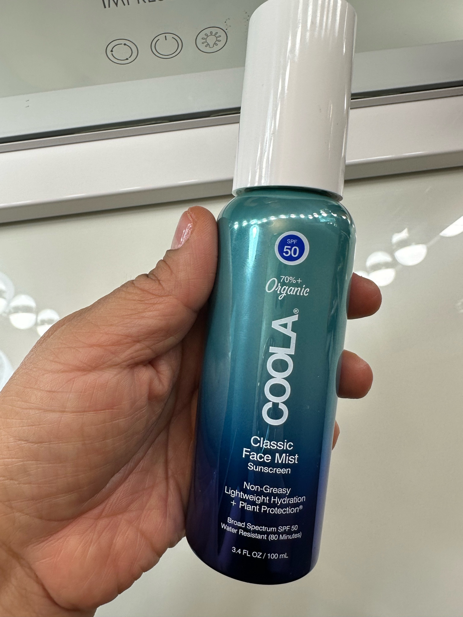 Reapplying SPF has never been this easy! ☀️ The @coola Face Sunscreen Mist SPF 50 is organic, lightweight, and leaves zero white cast—just a refreshing, hydrating mist that keeps my skin protected all day. Perfect for over makeup or on bare skin for a quick SPF touch-up. Do you reapply your sunscreen throughout the day? #LTKbeauty #SPFOver40 #StayGlowing

#LTKOver40 #LTKBeauty