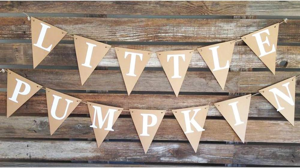 DiDida Little Pumpkin Banner for First Birthday or Baby Shower | Amazon (US)