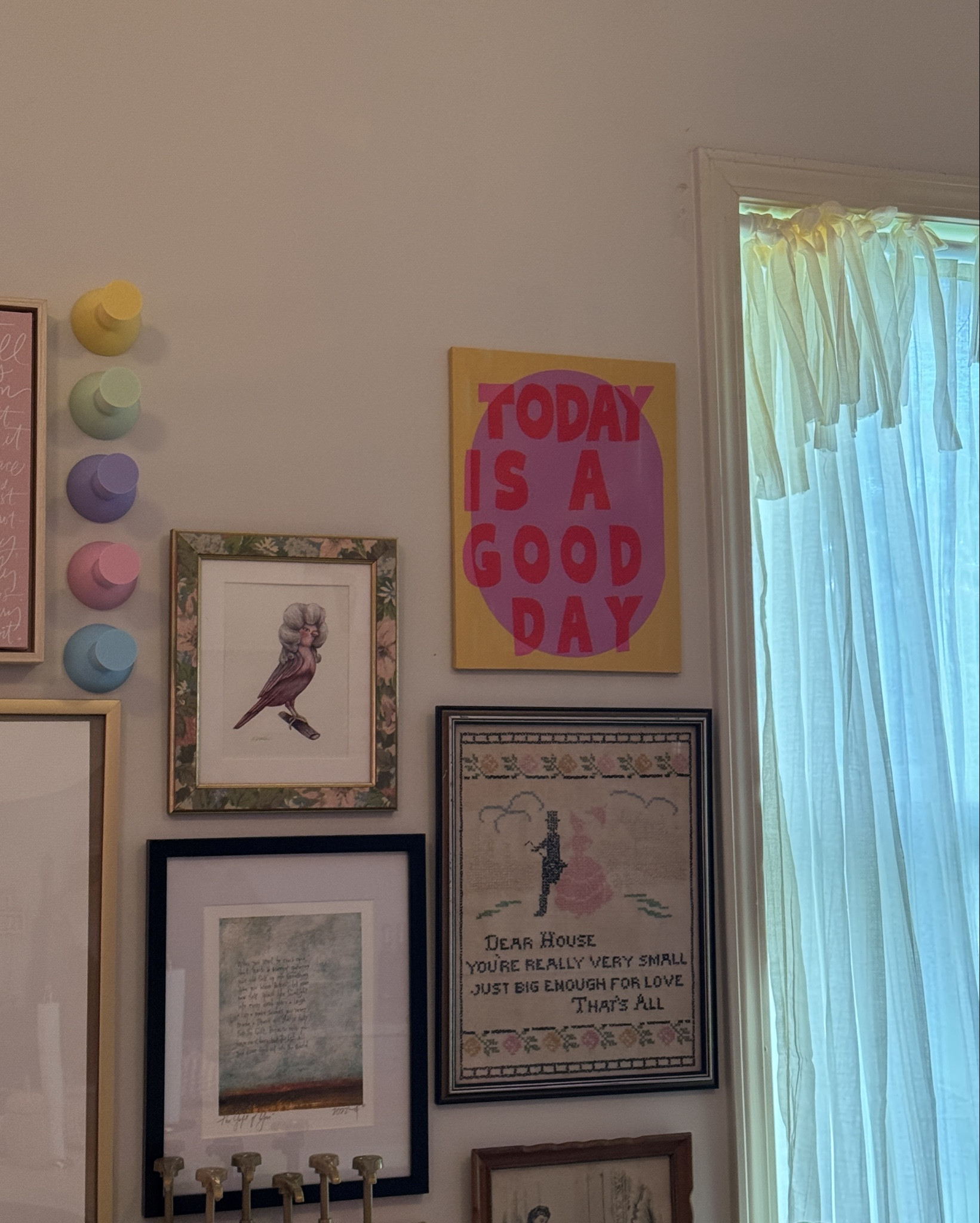 newest art addition, slowly building the gallery wall 🥰