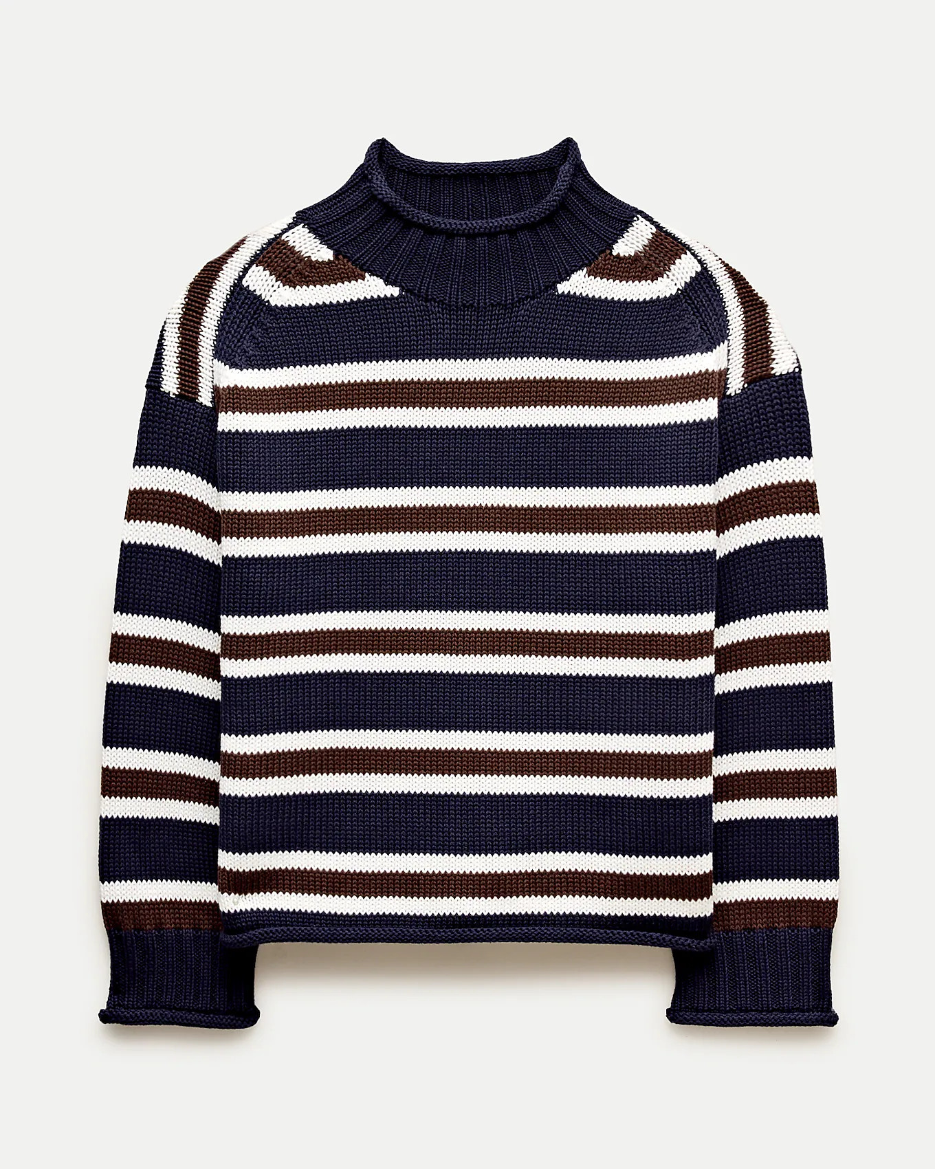 2025 Rollneck\u2122 sweater in stripe | J. Crew US