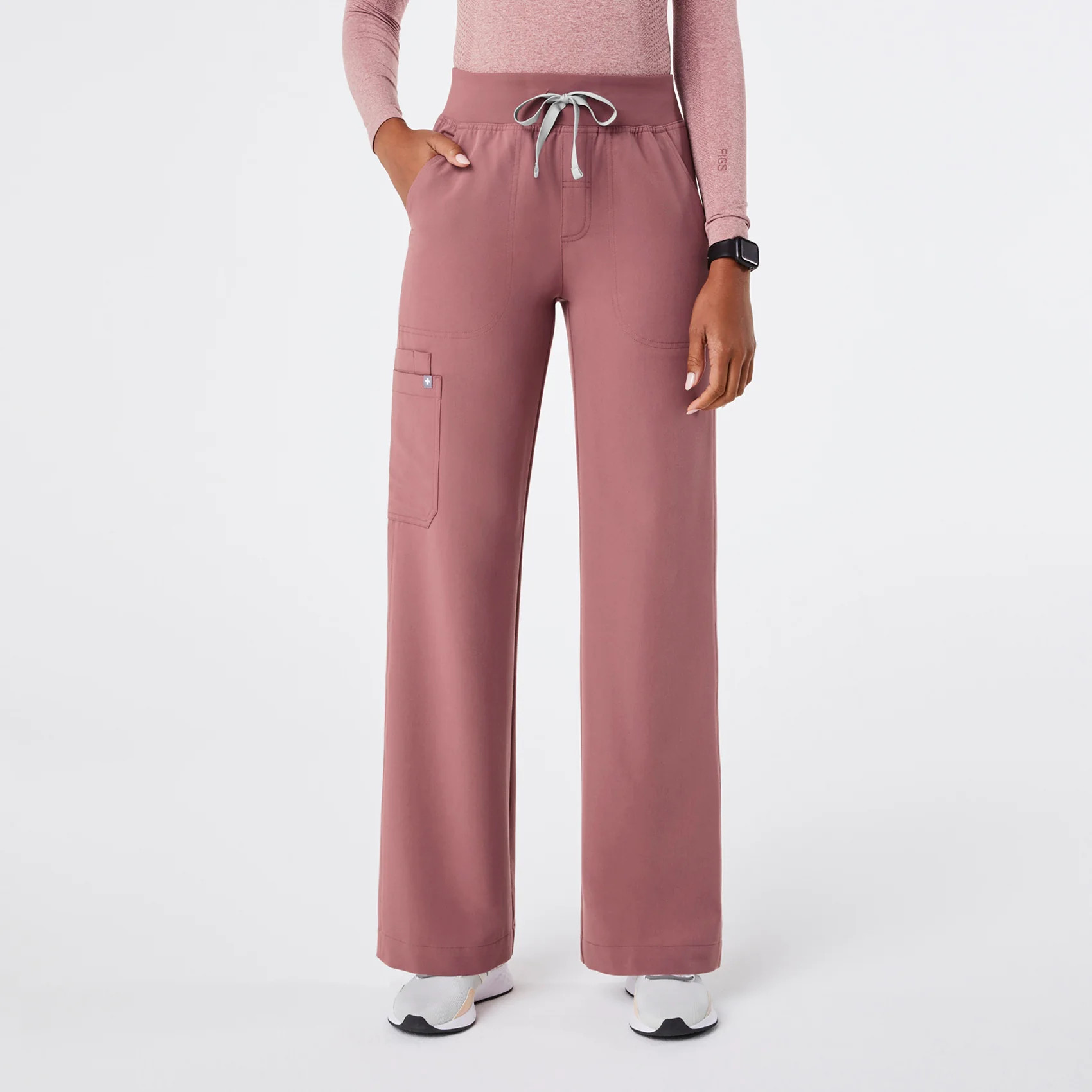 High Waisted Isabel Wide Leg Scrub Pants | FIGS