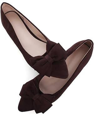 TN TANGNEST Women's Summer Dress Flats - Comfortable Pointed Toe Bowknot Ballet Shoes for Woman -... | Amazon (US)