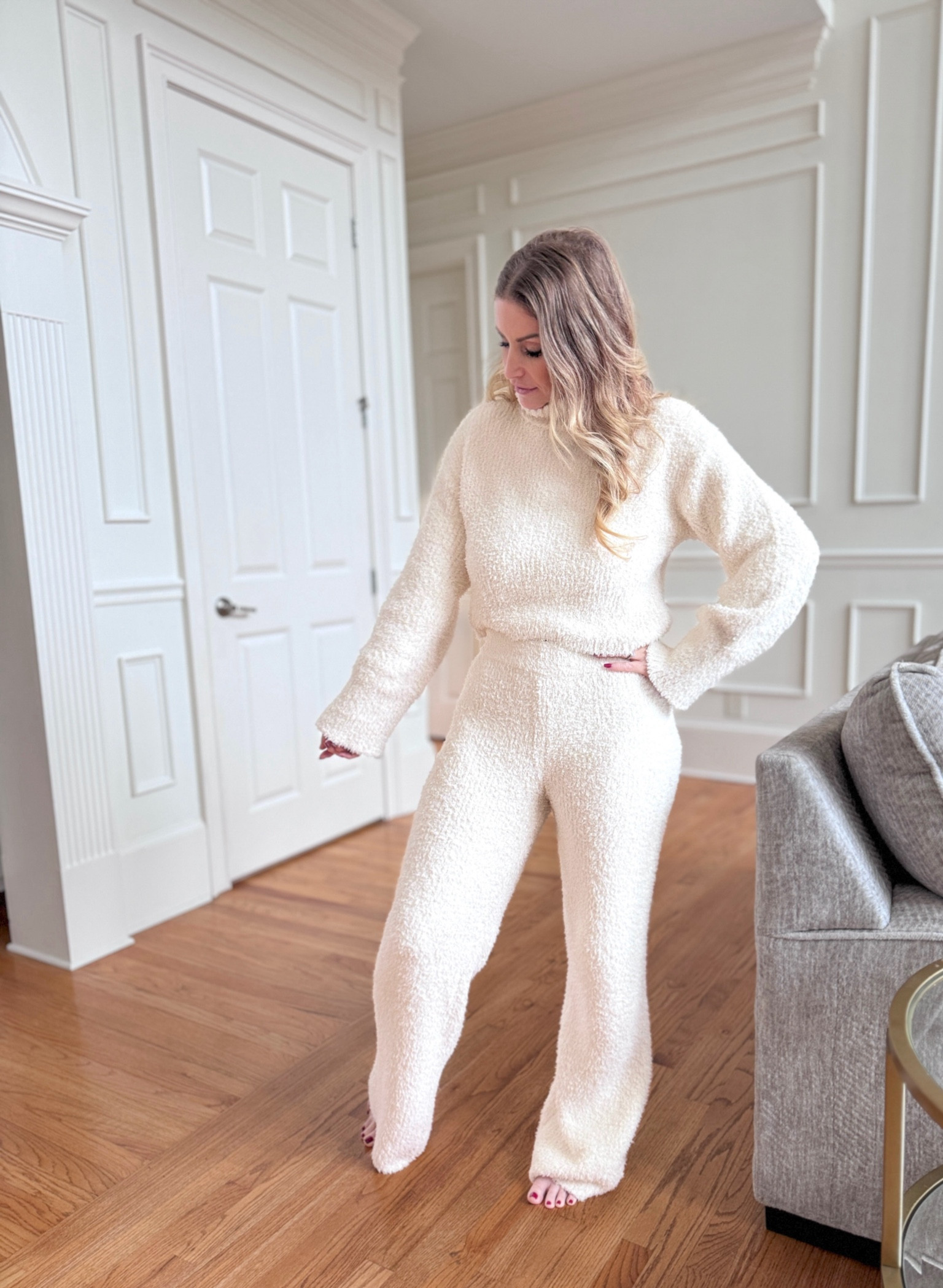 This is giving snuggle chic. It is soooo soft  