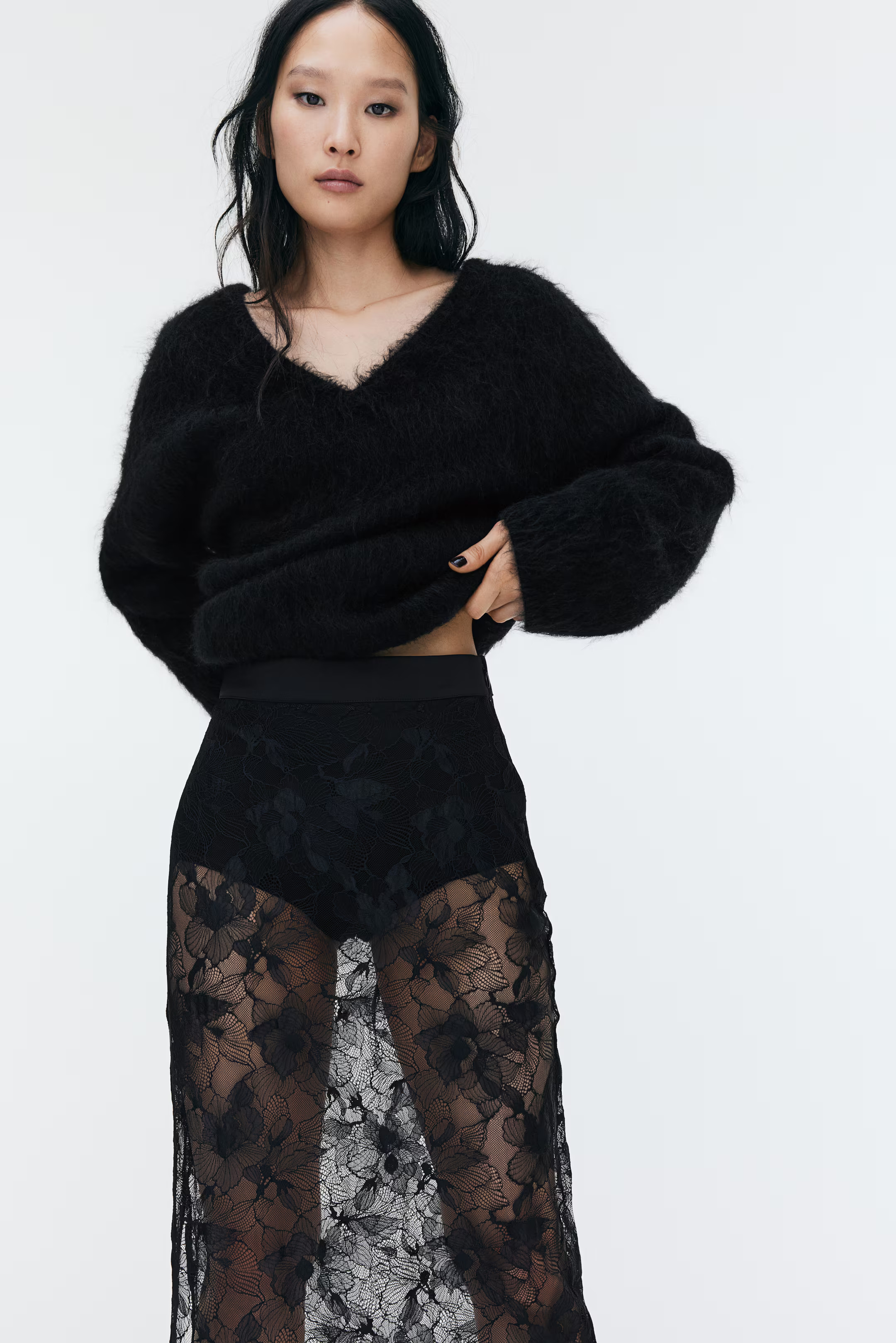 Lace Skirt - Black - Ladies | H&M US | H&M (US + CA)