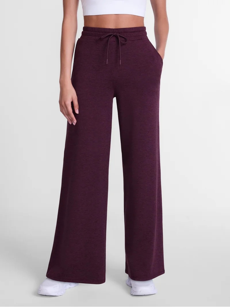 Athletic Works Women\u2019s and Women\u2019s Plus ButterCore Wide Leg Pants, 30\u201d Inseam, Siz... | Walmart (US)