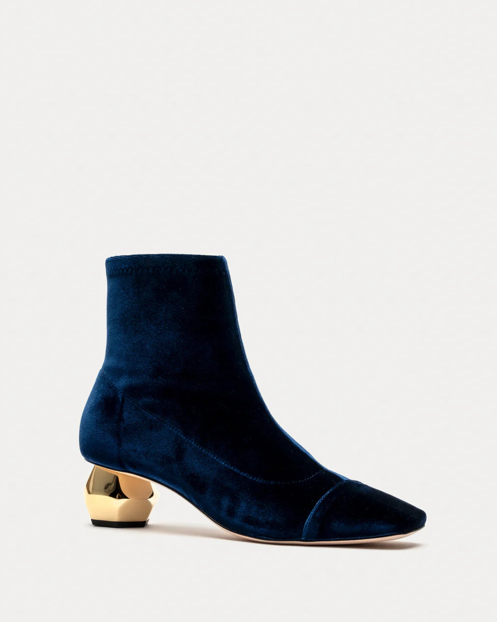 Marnie Boot - Velvet Navy | Frances Valentine