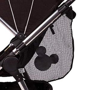 Disney Baby by J.L. Childress Side Sling Cargo Net, Stroller Organizer & Storage, Mickey Black | Amazon (US)