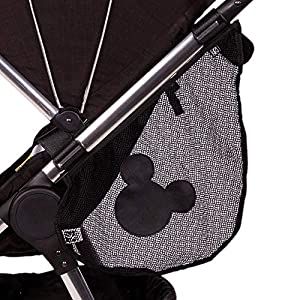 Disney Baby by J.L. Childress Side Sling Cargo Net, Stroller Organizer & Storage, Mickey Black | Amazon (US)