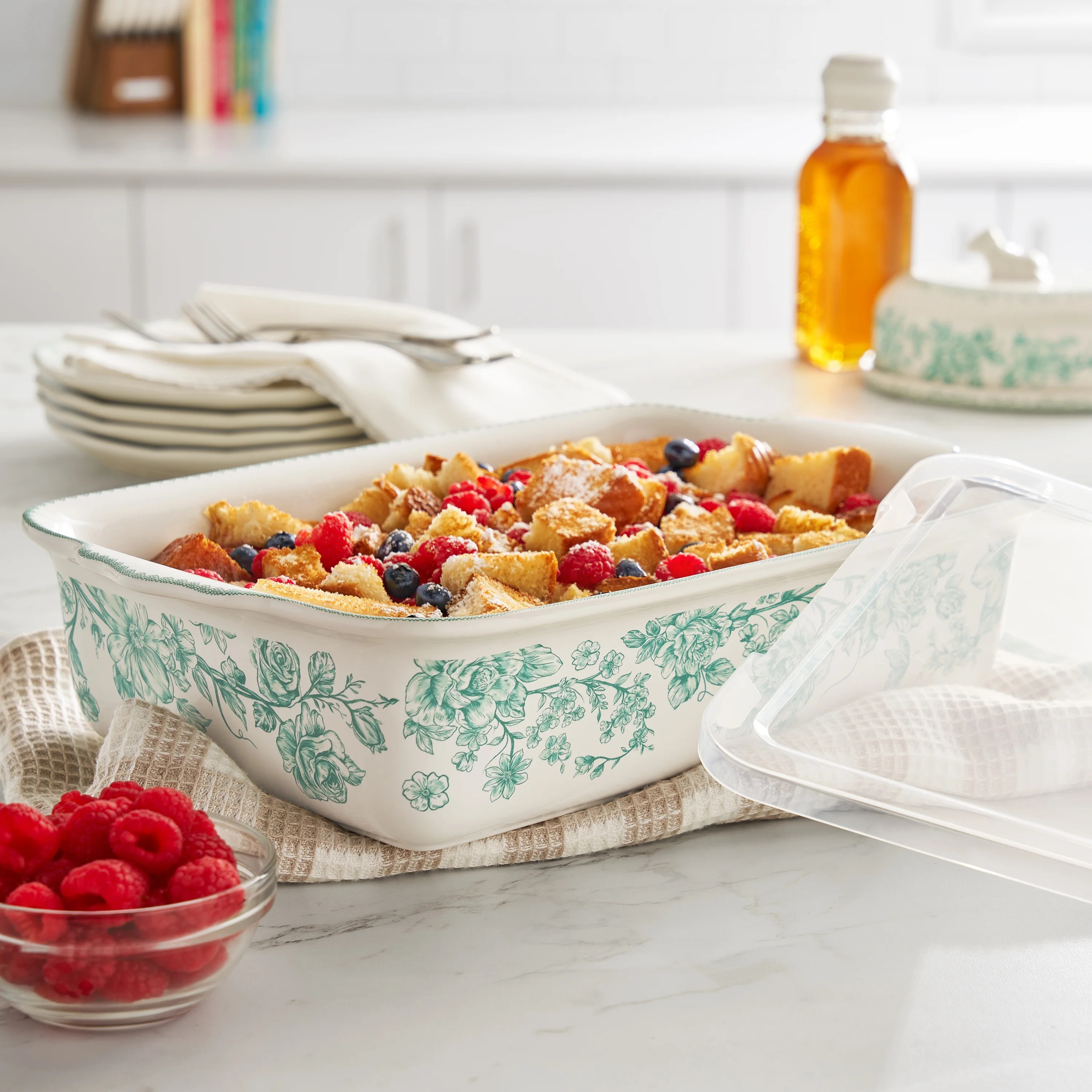 Pioneer Woman Agatha Brown Baker with Stand | Walmart (US)