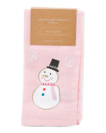 4pk Cute Christmas Napkins | Entertaining | Marshalls | Marshalls